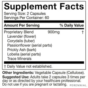 Perennial Nervana – Herbal Nerve Support for Tingling, Burning & Numbness Relief – Promotes Calm Focus & Stress Resilience – Non-Drowsy Mood Balance – 120ct* PerennialBuy Supplements Australia