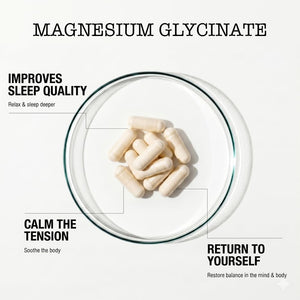 Zenium - Magnesium Glycinate for Sleep, Chelated, 600mg per Serving, 120 Capsules | High Absorption | Relieve Tension, Worry, Nervousness | Calm The Mind & Body | Ayurvedic | Natural Relief Supplement Zenium buy supplements Au