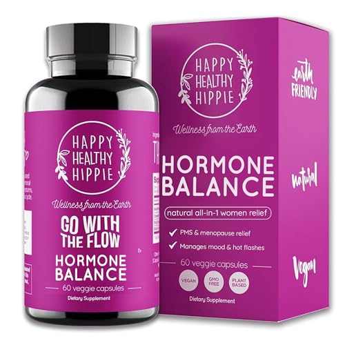 Happy Healthy Hippie Hormone Balance for Women - PMS Support Supplement & Menopause