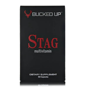 Stag Multivitamin - Men - Full Spectrum Vitamin Formula - Vitality, Immunity and Muscle Function (60 Capsules) Bucked Up