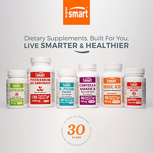 Supersmart - EDTA 1000mg per Day - Calcium Disodium EDTA Supplement - Non-GMO