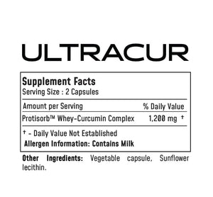 UltraCur Curcumin Complex Supplement - Ultra Bioavailable High Absorption Turmeric Curcumin Supplement for Joint, Muscle & Brain Support - Patented Protisorb for Premium Absorption – 120 Capsules UltraCurBuy Supplements Australia