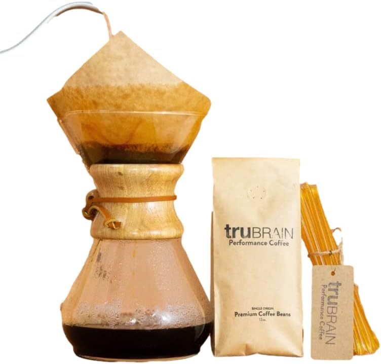 TruBrain Nootropic Coffee Enhancer - Focus, Energy, Clarity. Fast Absorbing Nootropics - Brain Boosters - Improve Memory - Stop Procrastination