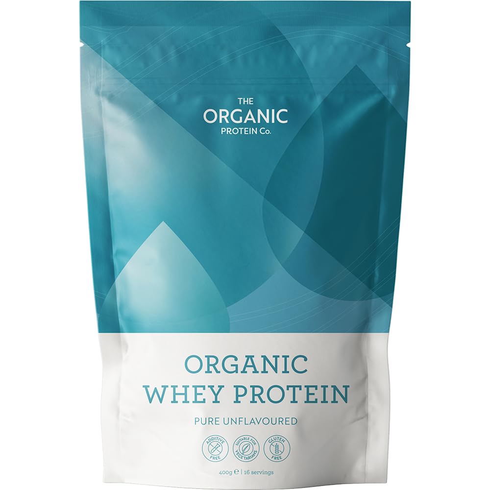 The Organic Protein Co. - Pure Unflavoured Organic Whey Protein Powder | SOYA & Gluten Free w
