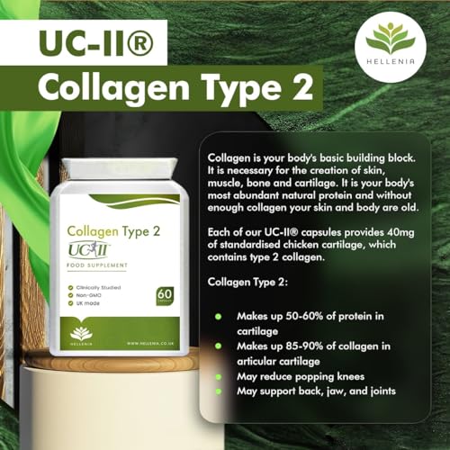 UC-II Collagen Type 2-40mg - 60 Capsules - Joint Support - Manufactured in The UK