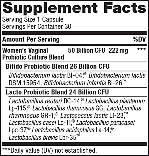 Renew Life Women's Probiotic Capsules, 50 Billion CFU