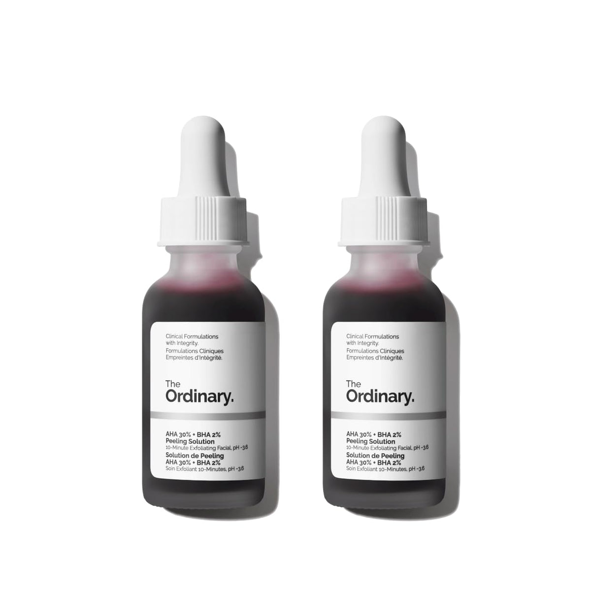 supplement products​The Ordinary AHA 30% + BHA 2% Peeling Solution, Advanced Exfoliating Peel for Brighter Skin, 1 Fl Oz (Pack of 2) - JerryCherryUSA