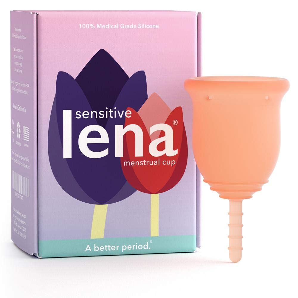 Lena Sensitive Menstrual Cup | Reusable Beginner Period Cup | Wear for 12 Hours