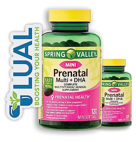Nourish Every Moment: Spring Valley Mini Prenatal Multivitamin Softgels - Complete Prenatal Care
