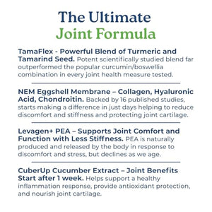 NatureCity True-Joint FLX Joint Supplement Formula (120 Capsules) | TamaFlex, NEM Eggshell Membrane, Levagen+ PEA & CuberUp | Supports Joint Comfort, Flexibility, Mobility, Function & Cartilage Health NatureCityBuy Supplements Australia