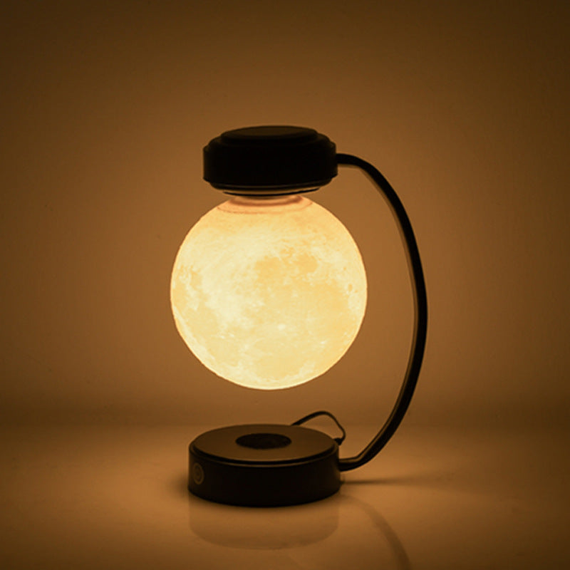 3D LED Moon Lamp - Magnetic Levitating Rotating Floating Night Light