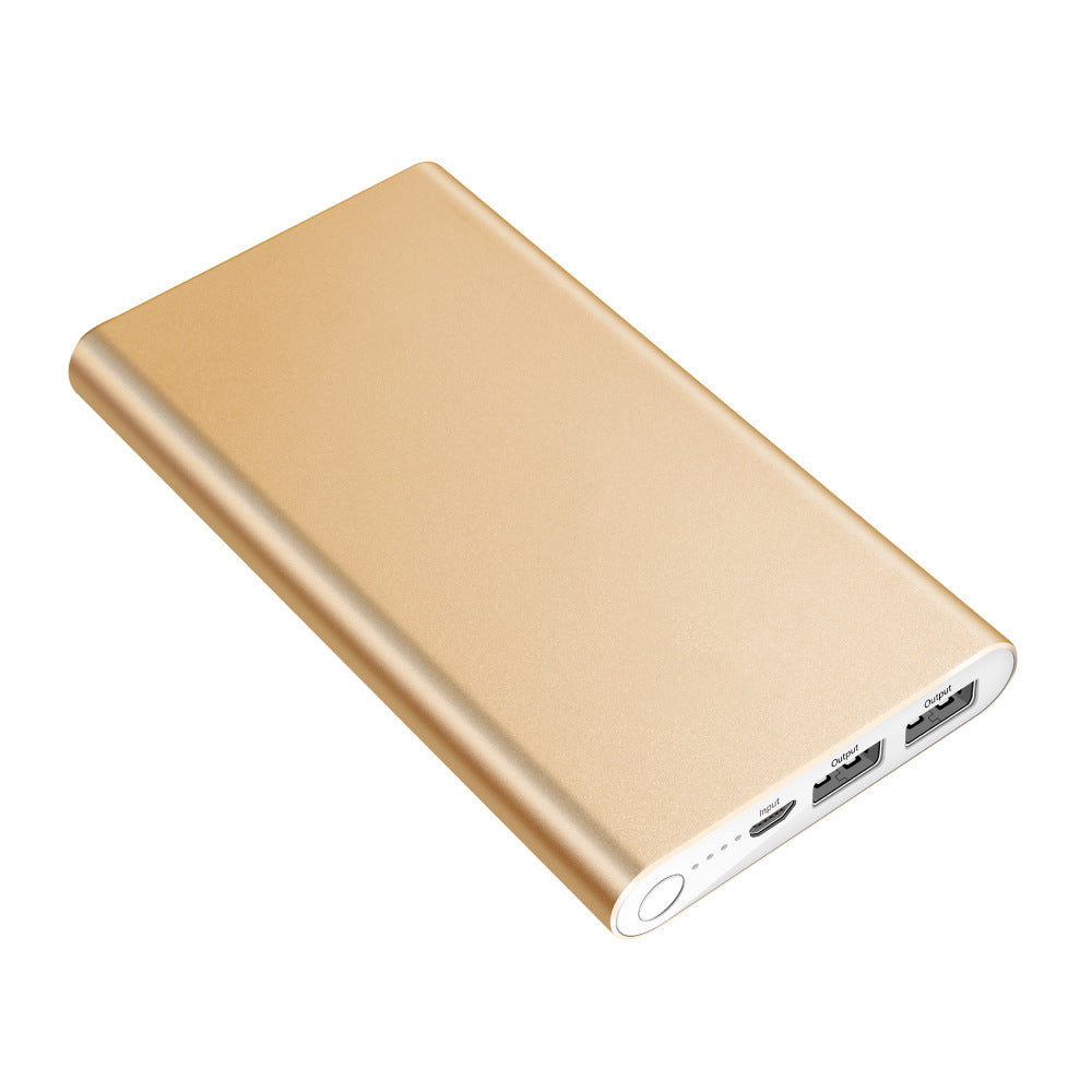 12000mAh Ultra-Thin Aluminum Alloy Power Bank - Portable Fast Charger
