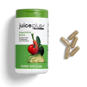 Juice Plus+ Vegetable Blend: with Broccoli, Parsley, Tomato & More - Plant-Based, Vegan, Gluten-Free, Non-GMO, Kosher - for Heart, Immune, Cognitive & Skin Health - 1 Bottle (60 Servings) Juice Plus+Buy Supplements Australia