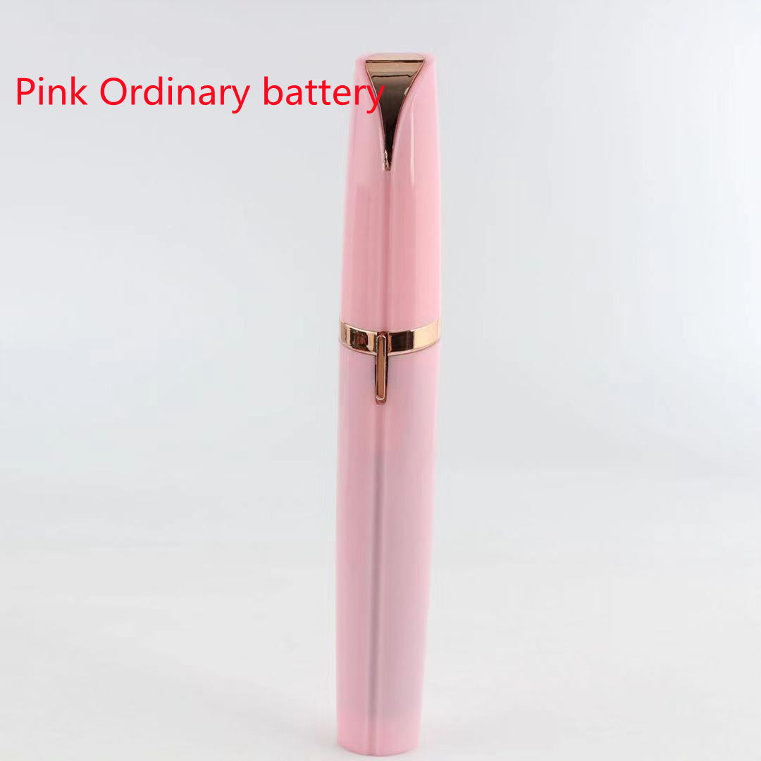 Flawlessly Brows Electric Eyebrow Remover - Painless Precision Hair Trimmer with LED Light