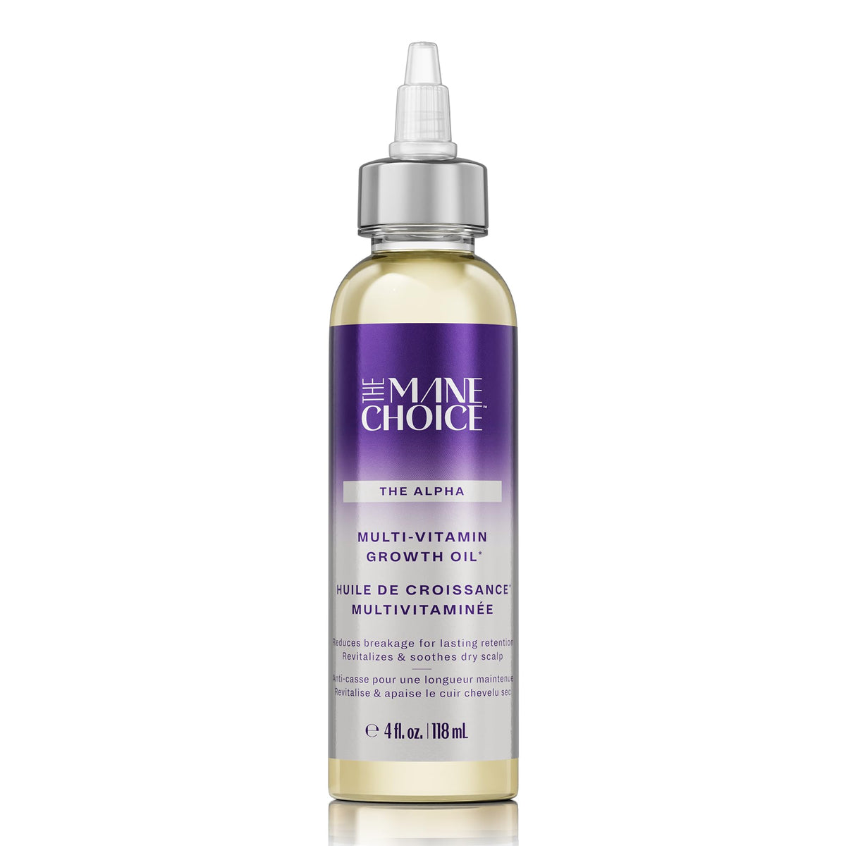 The Mane Choice Alpha Multi-Vitamin Scalp Hair Growth Oil, 4 Fl Oz, 1 Pack, Nourishing Scalp Oil with Biotin, Vitamin C, Rosemary, Rice Extract, Jojoba, Tea Tree & Castor Oil, Lightweight & Non-Greasy