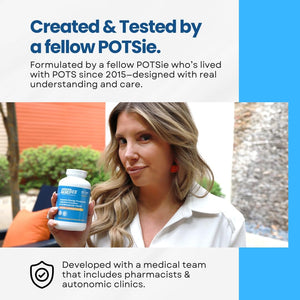 Potsies POTS Supplement Vitamin & Nutraceutical Mix Capsules for Pots Syndrome | POTS Management Essentials | 240 Capsules - 30 Day Supply PotsiesBuy Supplements Australia