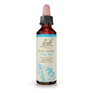Bach Original Flower Remedies, Rock Water for Flexibility, Natural Homeopathic Flower Essence