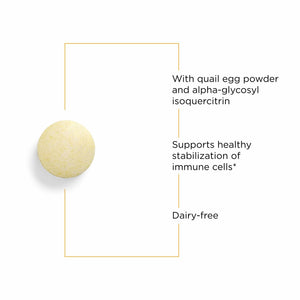 Integrative Therapeutics AllQlear - Seasonal Supplement for Immune Support *- Quail Egg Powder Blend - Dairy-Free - Berry Flavored, 60 Chewable Tablets (30 Servings) Integrative TherapeuticsBuy Supplements Australia