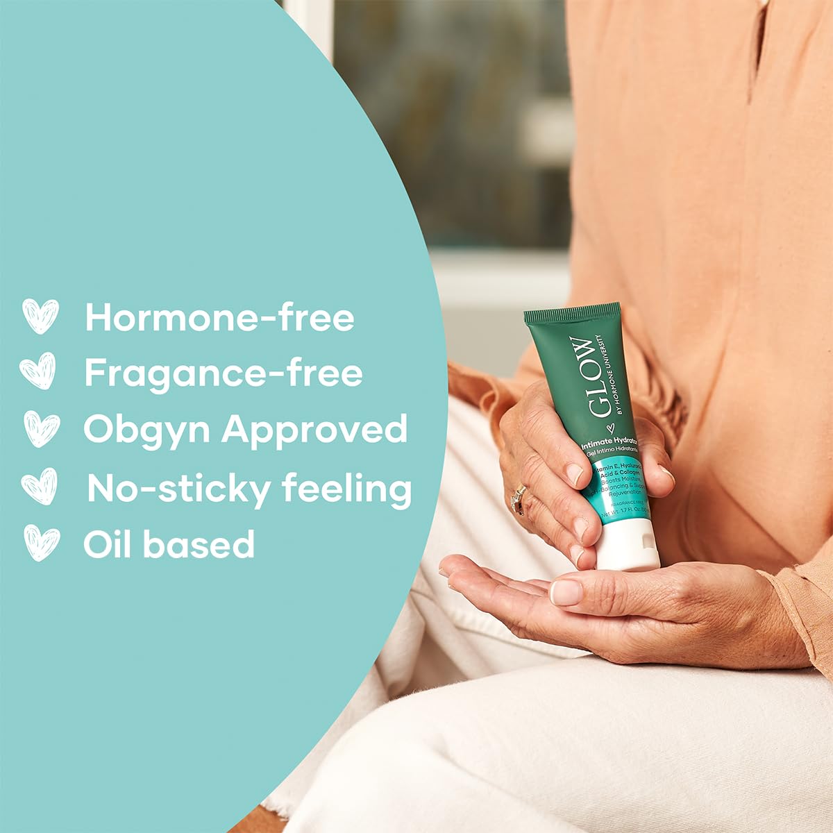 Glow Botanica - Intimate Hydrator - Hormone Free Vaginal Moisturizer with Collagen