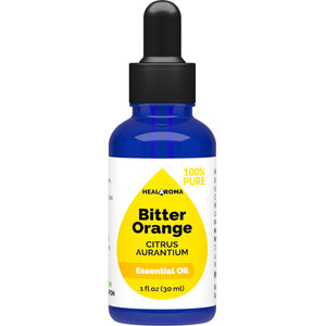 Bitter Orange Essential Oil 30 ml - 1 oz - Pure & Natural - with Pipette Dropper