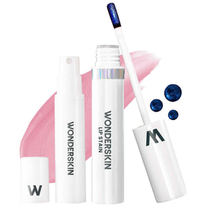 Wonderskin Wonder Blading All Day Lip Stain Peel Off Masque and Kit - Long Lasting, Waterproof Pink Lip Tint, Transfer Proof Natural Makeup Stain Kit (Beautiful)