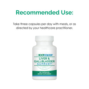 supplement products​Rootcology by Dr. Izabella Wentz | Liver & Gallbladder Support with Milk Thistle, Artichoke Leaf & Beet | 90 Capsules - JerryCherryUSA