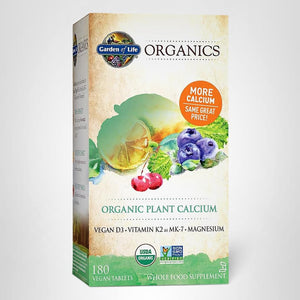 Garden of Life Calcium Supplement with Magnesium & Organic Vitamin D3 K2, Made from Whole Foods, Gluten-Free, 180 Count Garden of LifeBuy Supplements Australia