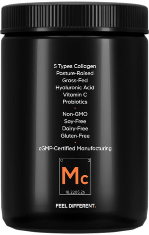 Codeage Multi Collagen Peptides Powder + Probiotics Black Edition, Vitamin C, Hyaluronic Acid Powder Supplement, Grass-Fed, Hydrolyzed, Zero Carbs, Type I, II, III, V & X, Unflavored, 10.58oz CodeageBuy Supplements Australia