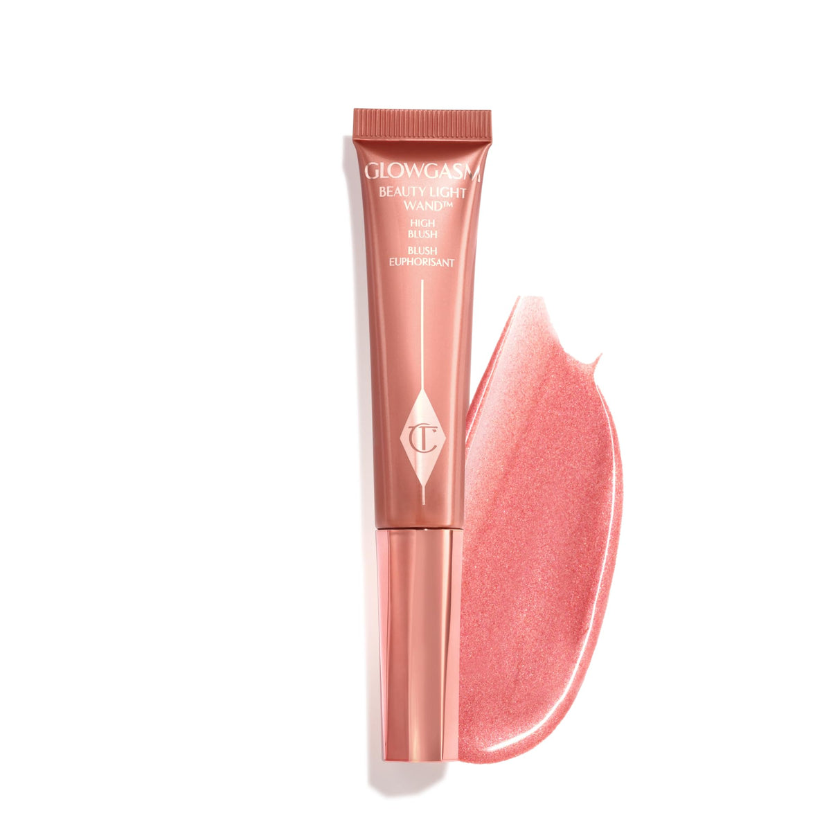 supplement products​Charlotte Tilbury Glowgasm Beauty Light Wand Liquid Highlighter Makeup - Soft-Focus Pink Highlighter & Blush for Cheeks - Pearlescent - JerryCherryUSA