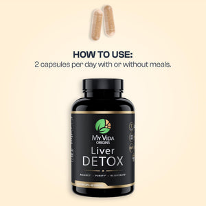 supplement products​My Vida Origins Liver Detox with Organic Milk Thistle Organic Dandelion Extract and Choline with NAC – Liver Detox 120 Capsules - JerryCherryUSA
