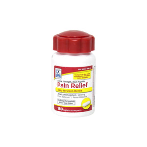 Quality Choice Easy Open Extra Strength Pain Relief, Acetaminophen 500mg Extra Strength, Pain Reliever and Fever Reducer for Headache, Backache, Toothache and Muscle Aches, 150 Count Bottle. Quality ChoiceBuy Supplements Australia