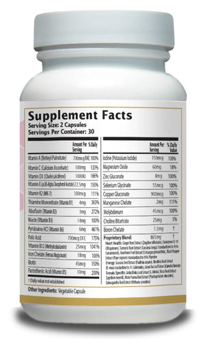 Women’s Multivitamin with Iron, Vitamin D3, Magnesium, B-Complex & Herbal Support – 60 Capsules – Energy, Hormone Balance, Heart Health – AnuMed AnuMed InternationalBuy Supplements Australia