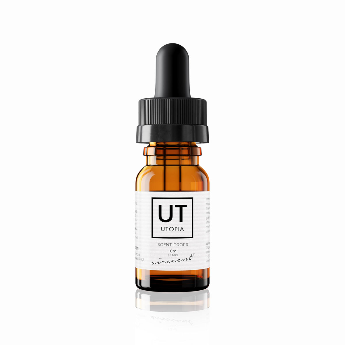 Utopia Diffuser Oil - Air-Scent Aroma and Essential Oil Blend - 10 Milliliter (.34 ﬂ oz) Fragrance Oil Bottle