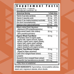 Youngevity Ocutiv™ - Eye Vitamin & Mineral Supplement - Contains Vitamin A, C, E, Zinc, Bilberry, Lutein, Lycopene, Zeaxanthin, Astaxanthin - 30 Capsules YoungevityBuy Supplements Australia