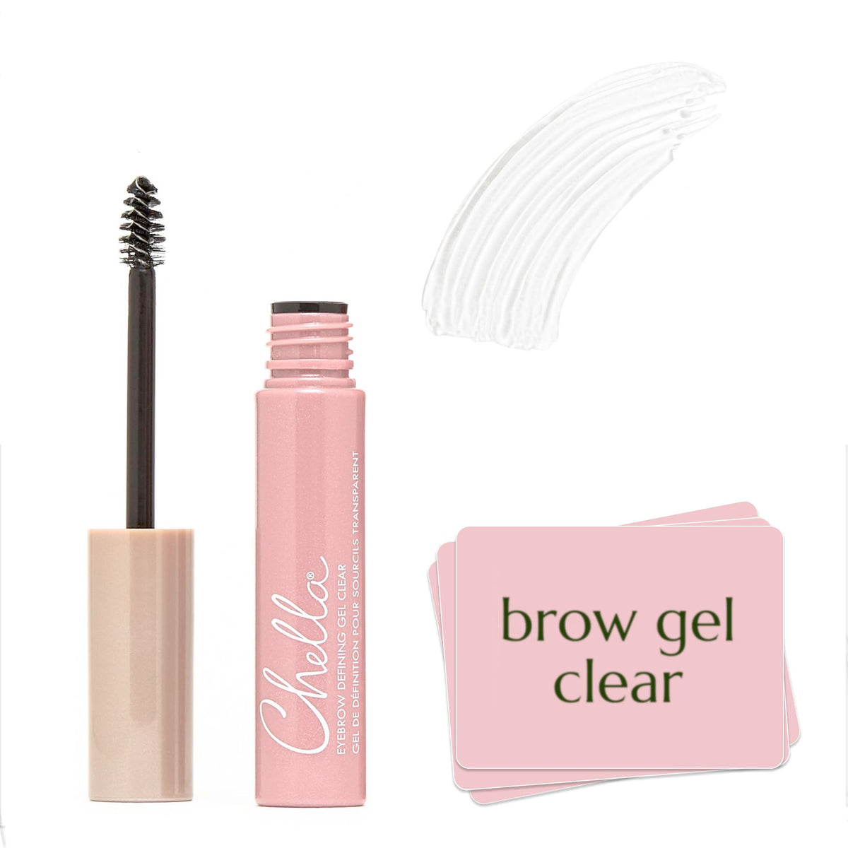 Chella Eyebrow Gel, Defining Clear Eyebrow Gel - Lightweight Formula for Natural, Long Lasting Makeup - Vegan, Cruelty Free, Paraben Free, Gluten Free ChellaBuy Supplements Australia