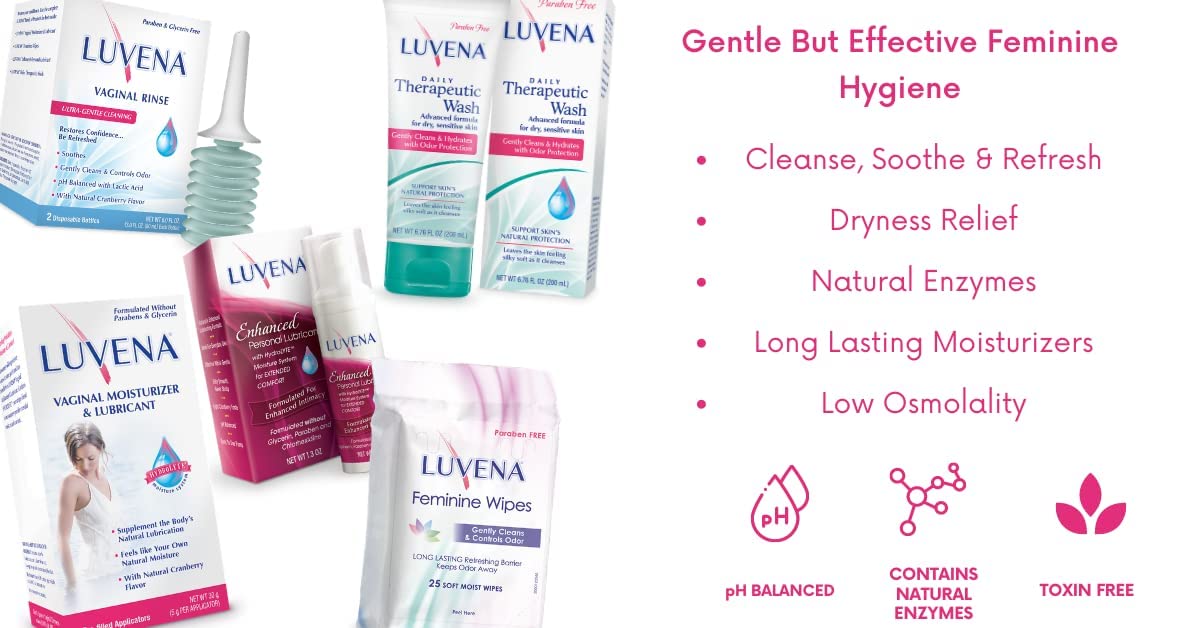 Luvena Feminine Wipes - Soft Wet Wipes for Women - Refresh & Resist Odor - Gynecologist Tested