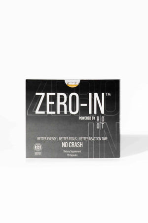 Zero-In dietary supplement packaging on a white background