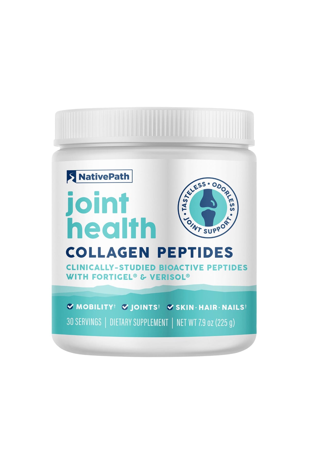 supplement products​NativePath Fortigel & Verisol Joint Health Collagen Peptides Powder – Type 1 & 3, Grass-Fed Unflavored, 30 Servings - JerryCherryUSA
