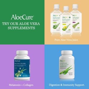 AloeCure VeraFlex Natural Joint Health, 60 Capsules, Clinically Tested Natural Plant-Based Formula to Support Comfort, Mobility and Flexibility - Featuring Organic Aloe Vera AloeCureBuy Supplements Australia