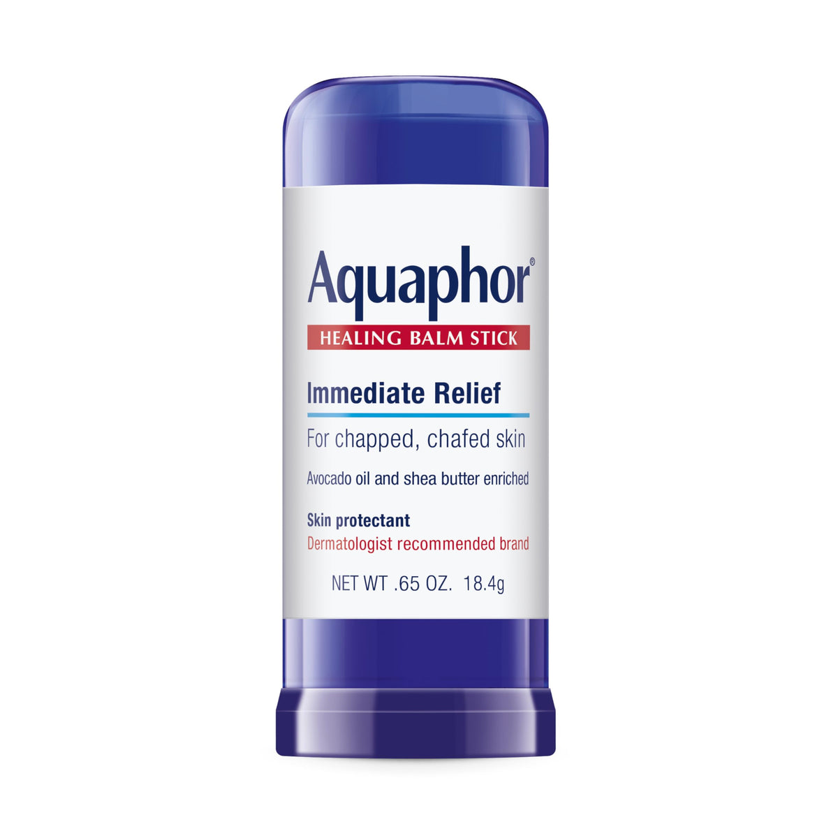 Aquaphor Healing Balm Stick 0.65 oz with avocado oil and shea butter