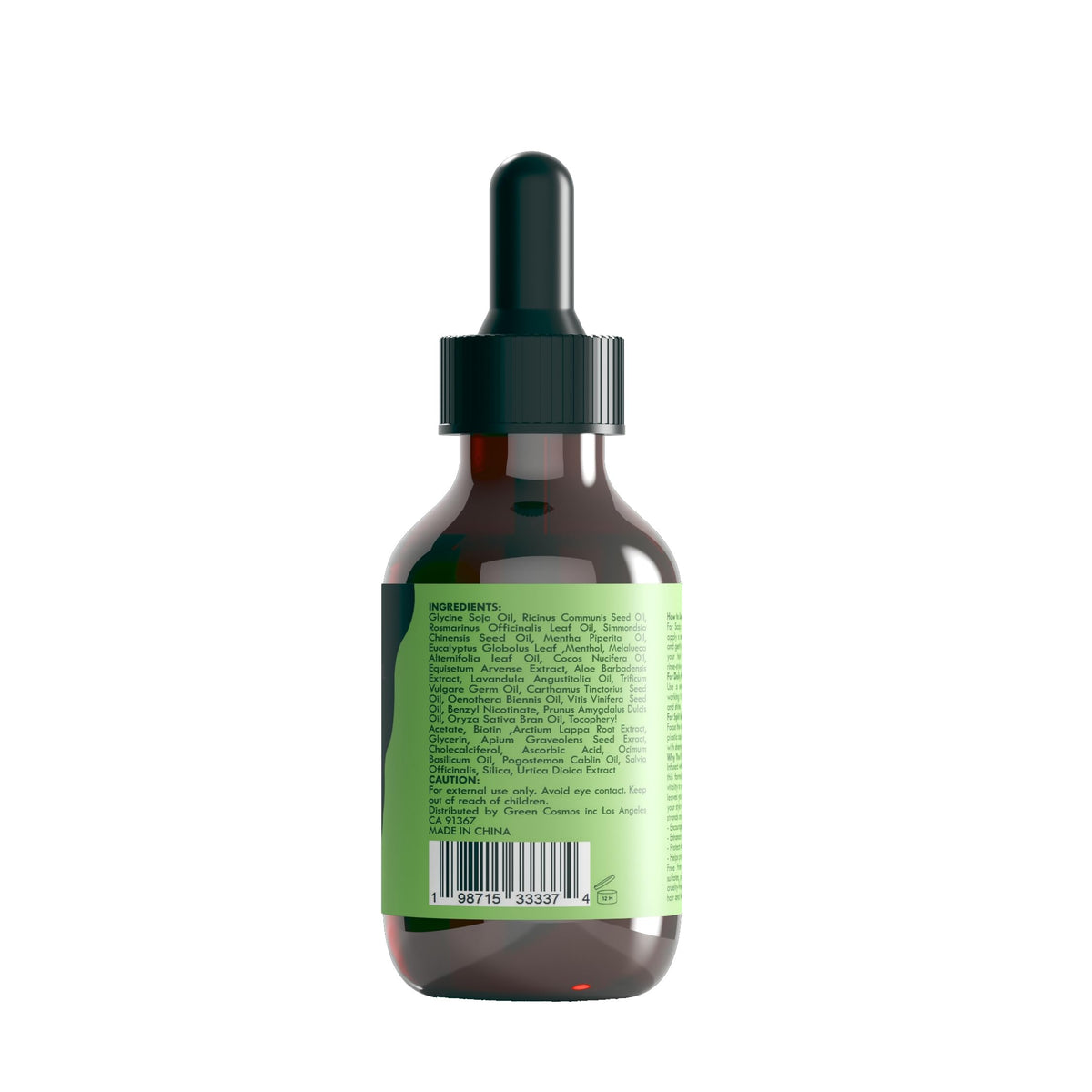 Rosemary Oil for Thinning Hair - Boosts Circulation, Relieves Itchy & Dry Scalp, Strengthens Hair & Eyebrow & Eyelash Health - Suitable for Men & Women, All Hair Types (60ml/2oz) (Pack of 1)