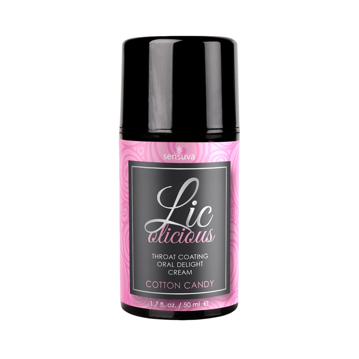 sensuva on LIC-o-Licious Oral Delight Cream - Cotton Candy 1.7 fl.oz. (50ml) Bottle, Natural