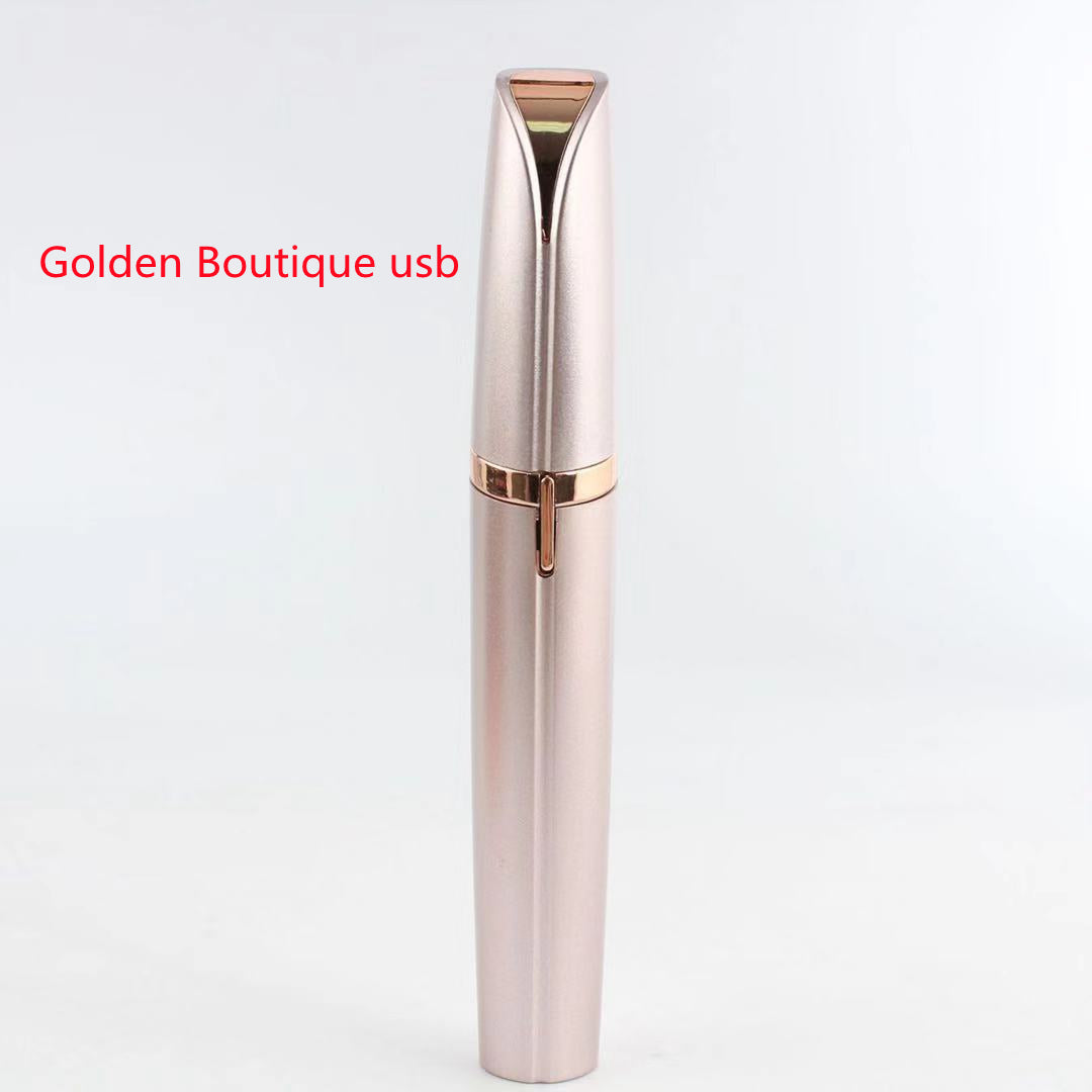 Flawlessly Brows Electric Eyebrow Remover - Painless Precision Hair Trimmer with LED Light