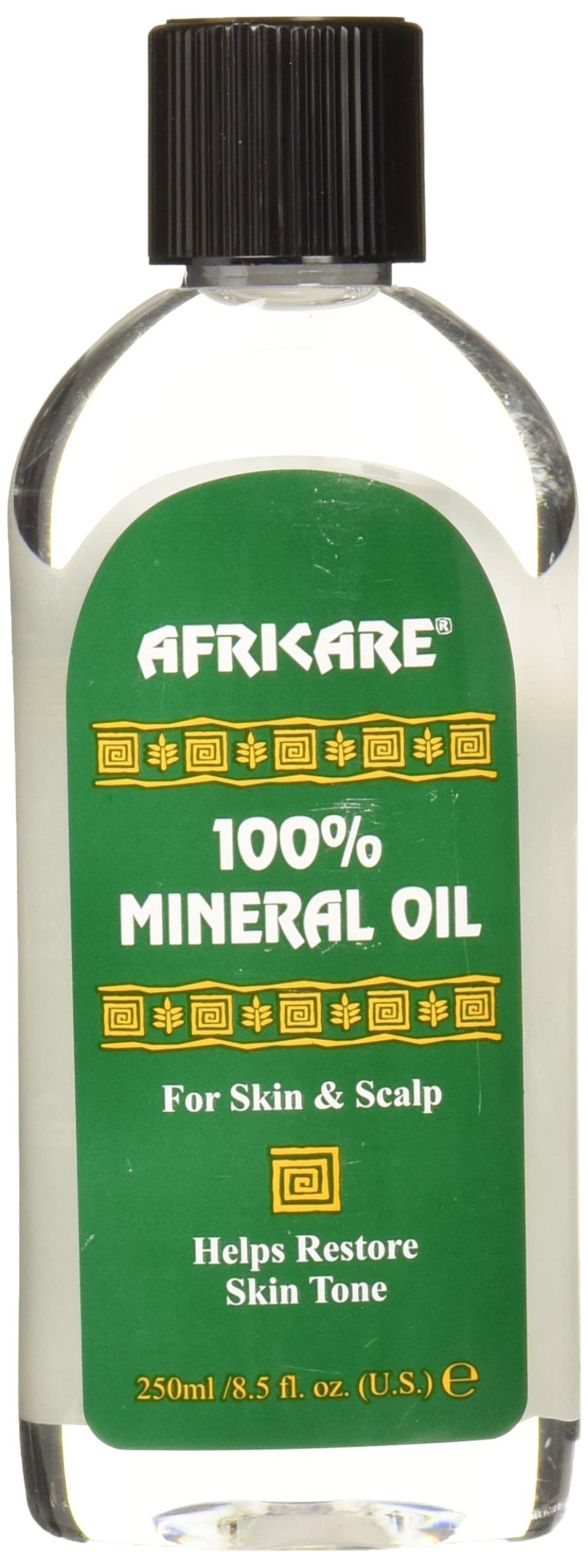 COCOCARE - Africare 100% Mineral Oil - 8.5 Fl Oz - Fragrance Free Pure Oil for Skin and Scalp Care