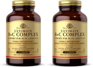 Solgar Ultimate B+C Complex Stress Formula 90 Tablets (Pack of 2) Solgar buy supplements Au