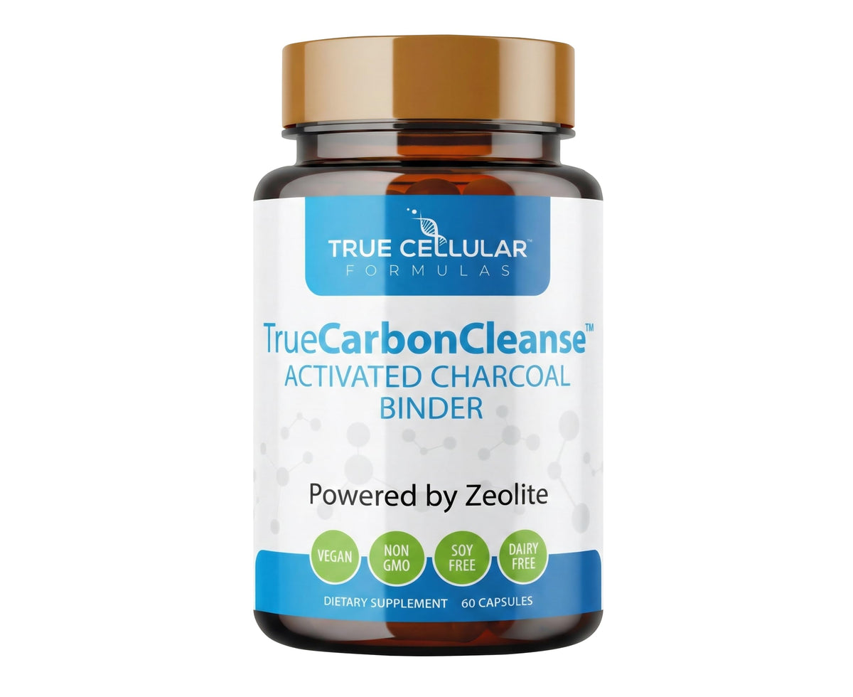 Gut Detox & Liver Cleanse - Organic Activated Charcoal Capsules with Clinoptilolite Zeolite Binder - TrueCarbonCleanse Carbon Supplement - 60 Bamboo Charcoal Pills - Vegan, Non-Toxic, Gluten Free (3)