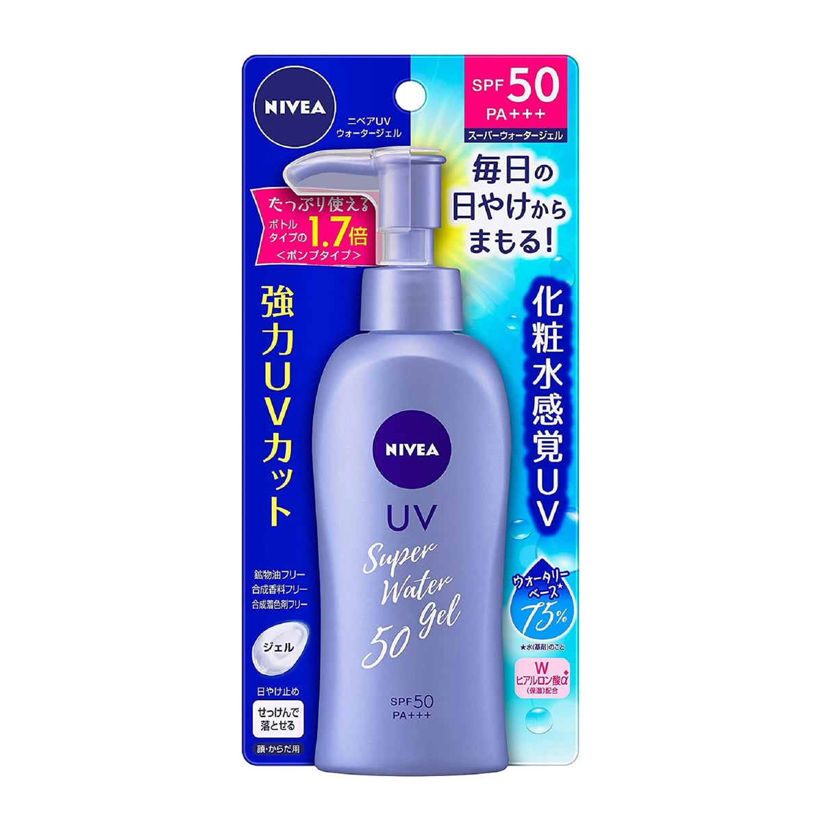 NIVEA SUN Protect Super Water Gel SPF 50 PA+++ 140g Squeeze bottle