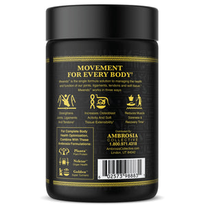 Ambrosia Mwendo - Joint & Ligament Repair | Strengthen Tendons & Increase Soft Tissue Extensibility | Muscle Soreness, & Recovery Time with BioCell Collagen | 90 Veggie Capsules AmbrosiaBuy Supplements Australia