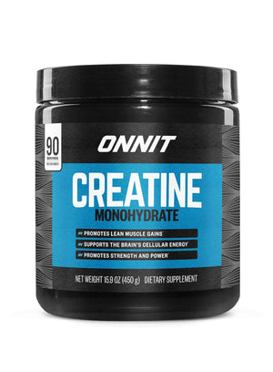 ONNIT Creatine Monohydrate Powder – Unflavored, 90-Serving Value Size – Supports Strength, Lean Muscle, and Brain Energy† – Keto Friendly