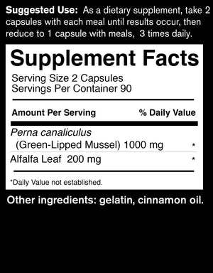 DAVINCI FoodScience of Vermont Sea Mussel, Green-Lipped Mussel Joint Supplement Capsules, 180 Count DAVINCIBuy Supplements Australia